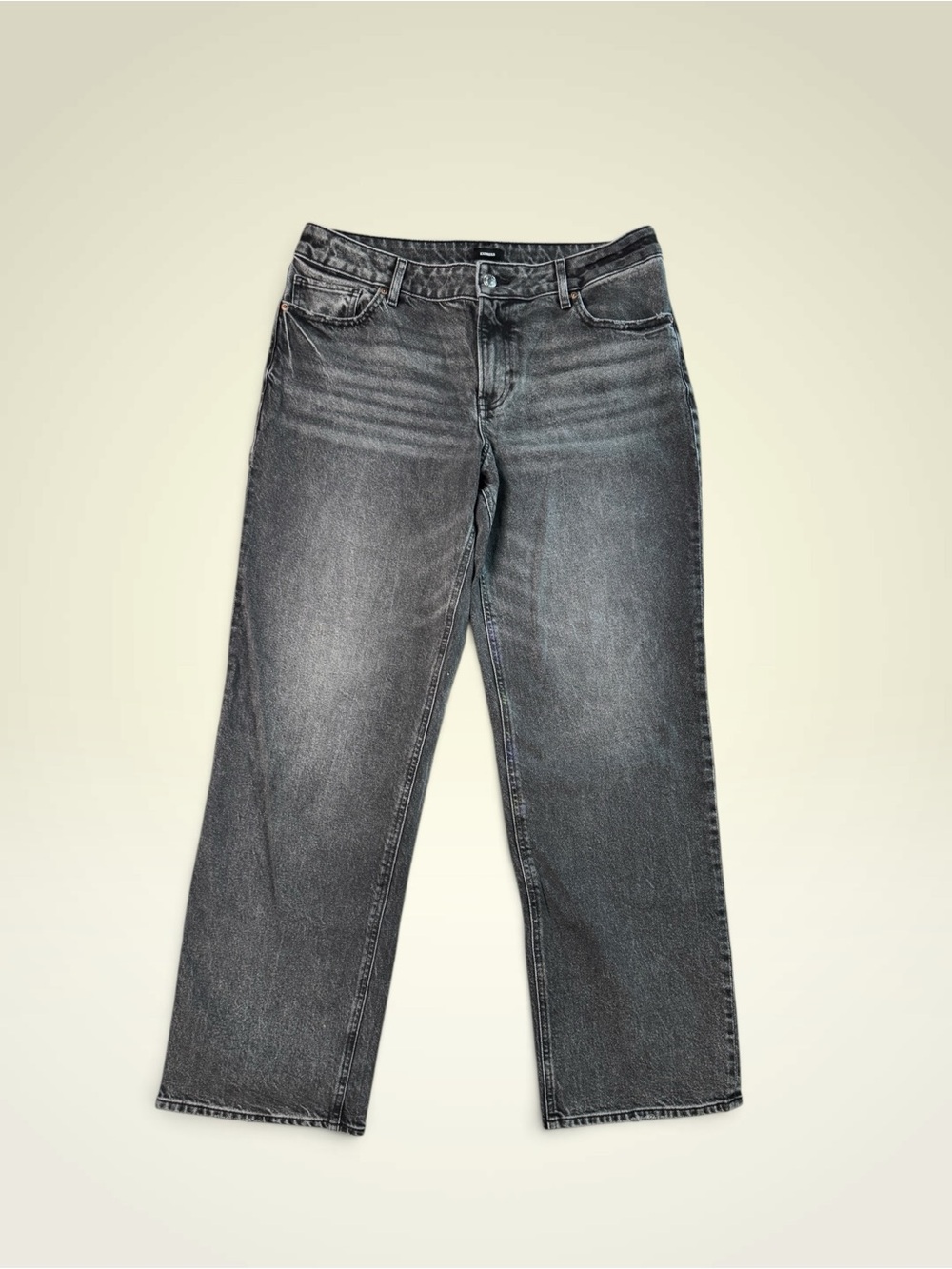 Classic Women’s Relaxed-Straight-Leg Jeans - Washed Black - low rise